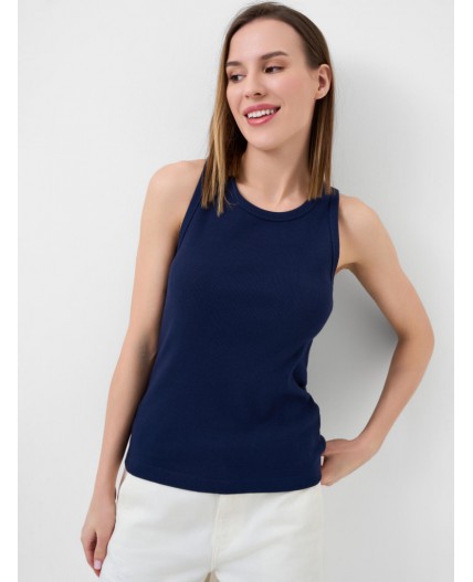 Майка трикотажная для женщин dark blue