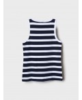 Майка трикотажная для женщин white, dark blue