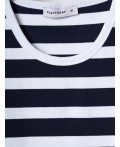 Майка трикотажная для женщин white, dark blue
