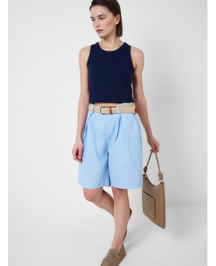 Топ трикотажный для женщин dark blue