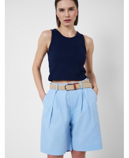 Топ трикотажный для женщин dark blue