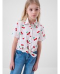 Рубашка текстильная для девочек multicolor
