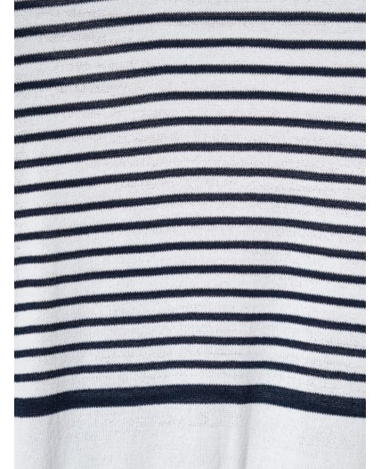 Комплект трикотажный для женщин: джемпер, юбка white, dark blue