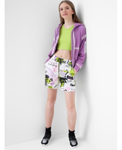 Шорты трикотажные для девочек multicolor