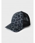 Кепка текстильная для девочек black, grey