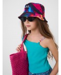 Панама текстильная для девочек multicolor