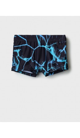 Плавки-шорты трикотажные для мальчиков, средней длины black