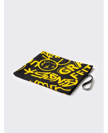 Полотенце текстильное для мальчиков black, yellow