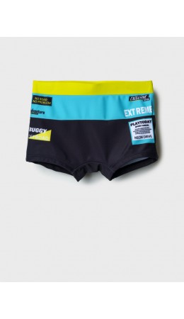 Плавки-шорты трикотажные для мальчиков, короткие black, light green, turquoise