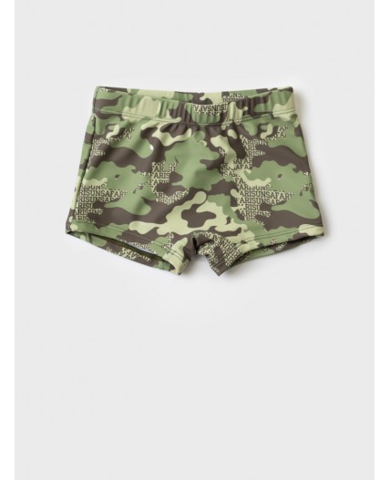 Плавки-шорты трикотажные для мальчиков, короткие dark green, green, light green
