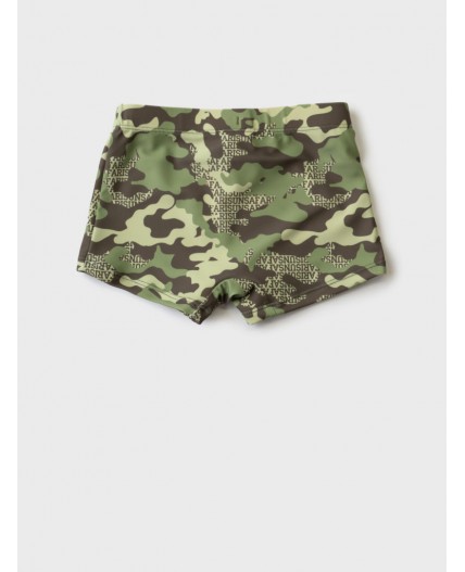 Плавки-шорты трикотажные для мальчиков, короткие dark green, green, light green