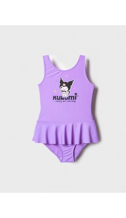 Купальник трикотажный для девочек violet