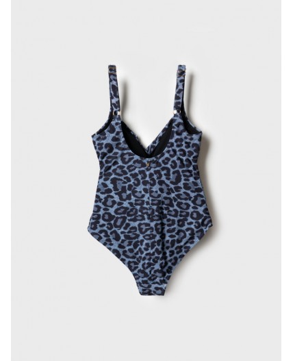 Купальник трикотажный для женщин black, grey