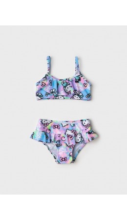 Купальный костюм трикотажный для девочек multicolor