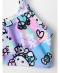 Купальный костюм трикотажный для девочек multicolor