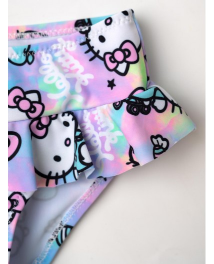 Купальный костюм трикотажный для девочек multicolor