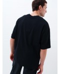 Фуфайка трикотажная для мужчин (футболка) black