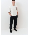 Фуфайка трикотажная для мужчин (футболка) white