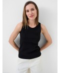 Майка трикотажная для женщин black