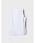 Майка трикотажная для женщин white