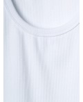 Майка трикотажная для женщин white