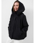 Куртка текстильная с полиуретановым покрытием для женщин (ветровка) black