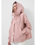 Куртка текстильная с полиуретановым покрытием для женщин (ветровка) pale pink