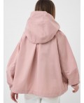 Куртка текстильная с полиуретановым покрытием для женщин (ветровка) pale pink