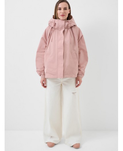 Куртка текстильная с полиуретановым покрытием для женщин (ветровка) pale pink