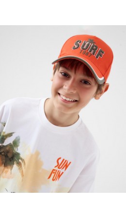 Кепка текстильная для мальчиков orange
