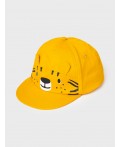 Кепка детская текстильная для мальчиков yellow