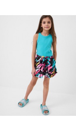 Шорты текстильные плавательные для девочек multicolor