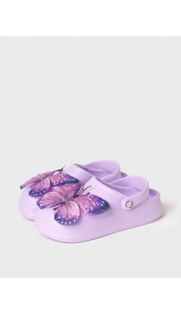 Сабо для девочек сиреневый