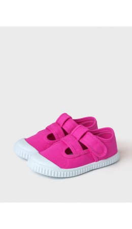 Туфли открытые для девочек фуксия