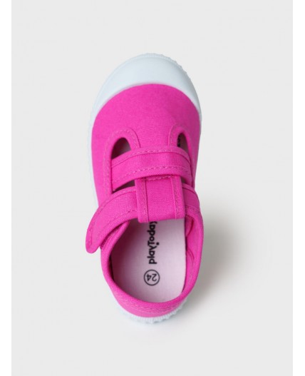 Туфли открытые для девочек фуксия