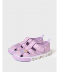 Туфли открытые для девочек сиреневый