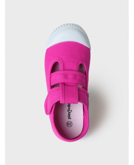 Туфли открытые для девочек фуксия