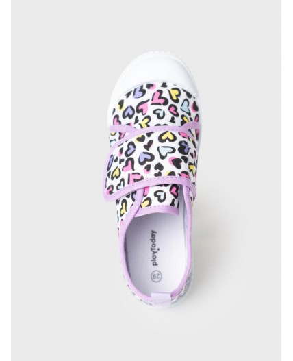 Полуботинки для девочек разноцветный