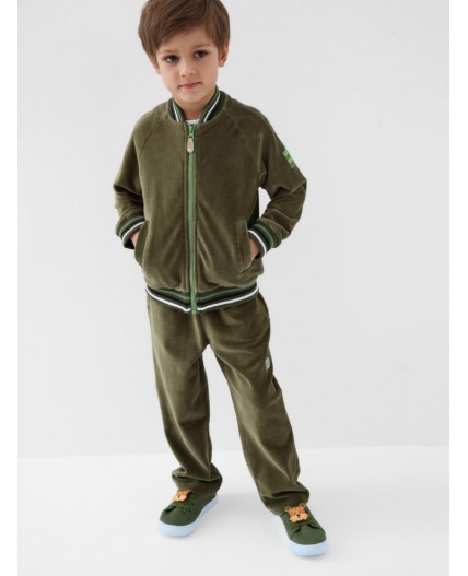 Полуботинки для мальчиков хаки