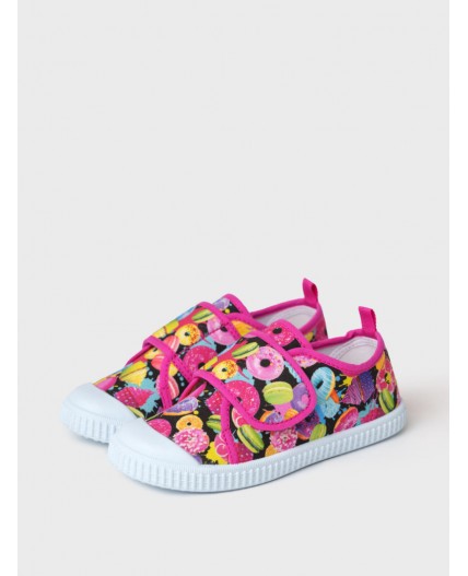 Полуботинки для девочек разноцветный