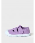 Туфли открытые для девочек сиреневый