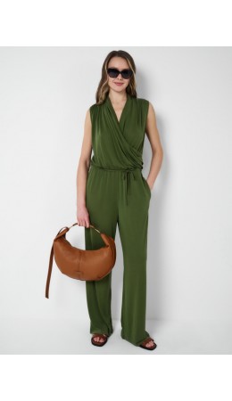 Комбинезон трикотажный для женщин хаки