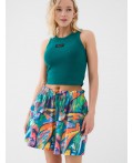 Комплект трикотажный для женщин: майка, шорты multicolor