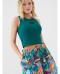 Комплект трикотажный для женщин: майка, шорты multicolor
