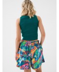 Комплект трикотажный для женщин: майка, шорты multicolor