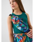 Комплект трикотажный для девочек: майка, шорты multicolor