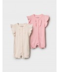 Песочник детский трикотажный для девочек, 2 шт в комплекте beige, pale pink