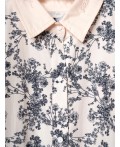 Платье текстильное для женщин beige, dark grеy