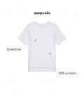 Футболка силуэта oversize для девочки белый
