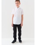 Сорочка текстильная для мальчиков (slim fit) белый